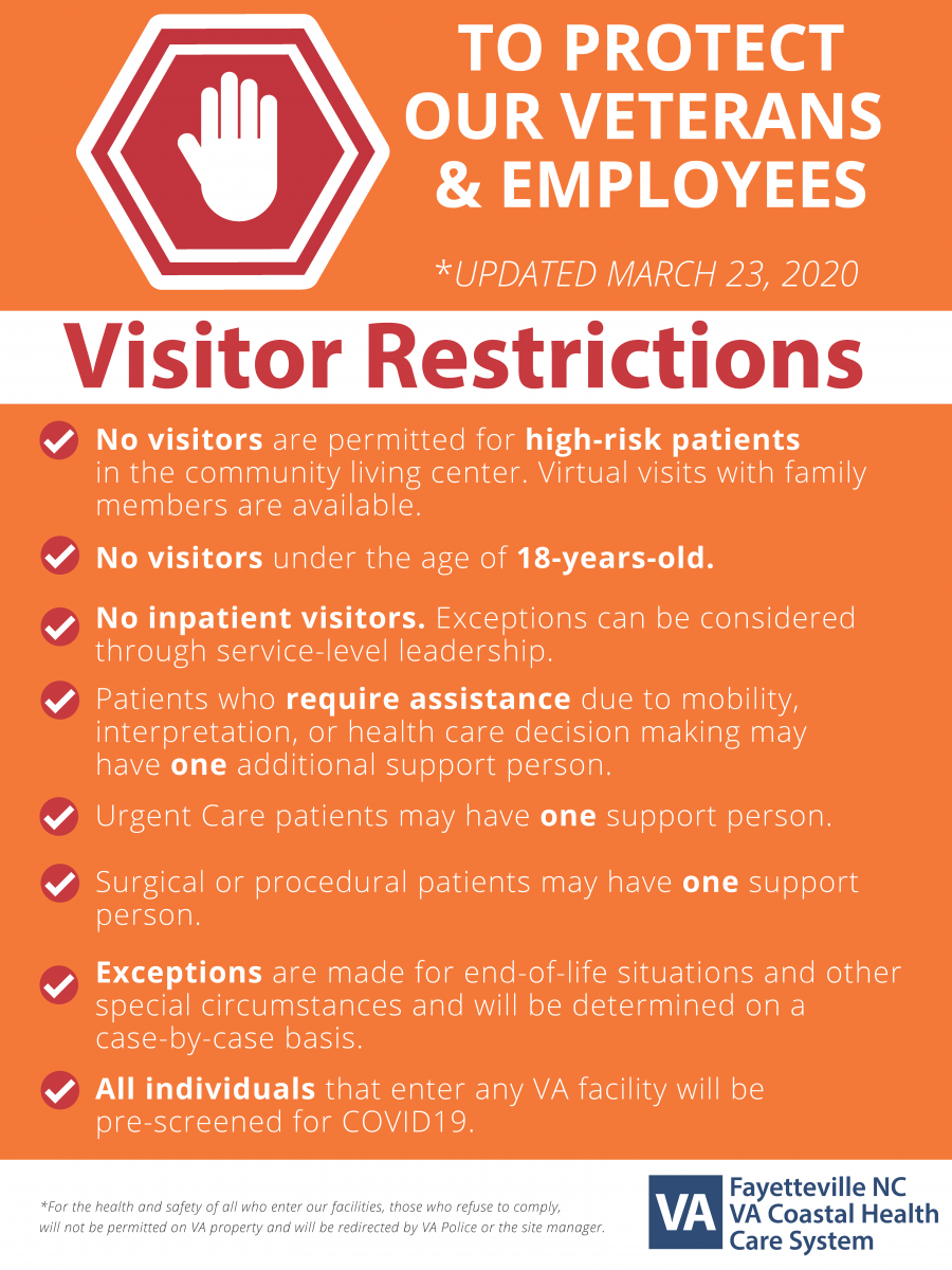 Fayetteville VA Hospital Restrictions | Fayetteville Area SHRM (FASHRM)